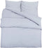vidaXL - Dekbedovertrekset - lichtgewicht - 135x200 - cm - microvezel - grijs