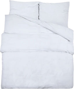 vidaXL - Dekbedovertrekset - lichtgewicht - 135x200 - cm - microvezel - wit