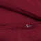 vidaXL - Dekbedovertrekset - lichtgewicht - 140x200 - cm - microvezel - bordeaux