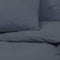 vidaXL - Dekbedovertrekset - lichtgewicht - 140x200 - cm - microvezel - antraciet