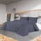 vidaXL - Dekbedovertrekset - lichtgewicht - 140x200 - cm - microvezel - bordeaux
