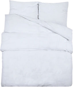vidaXL - Dekbedovertrekset - lichtgewicht - 155x220 - cm - microvezel - wit