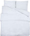 vidaXL - Dekbedovertrekset - lichtgewicht - 155x220 - cm - microvezel - wit