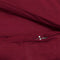 vidaXL - Dekbedovertrekset - lichtgewicht - 200x200 - cm - microvezel - bordeaux