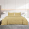 vidaXL - Dekbedovertrekset - lichtgewicht - 200x200 - cm - microvezel - taupe