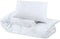 vidaXL - Dekbedovertrekset - lichtgewicht - 200x220 - cm - microvezel - wit