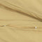 vidaXL - Dekbedovertrekset - lichtgewicht - 220x240 - cm - microvezel - taupe