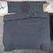 vidaXL - Dekbedovertrekset - lichtgewicht - 220x240 - cm - microvezel - antraciet