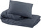 vidaXL - Dekbedovertrekset - lichtgewicht - 240x200 - cm - microvezel - antraciet