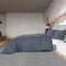 vidaXL - Dekbedovertrekset - lichtgewicht - 240x200 - cm - microvezel - antraciet