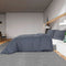 vidaXL - Dekbedovertrekset - lichtgewicht - 260x240 - cm - microvezel - antraciet
