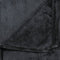 vidaXL - Deken - 150x200 - cm - polyester - zwart