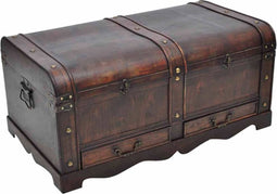 vidaXL - Dekenkist - groot - hout - zwart