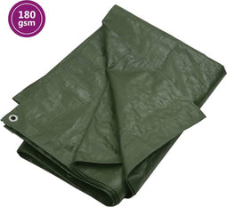 vidaXL - Dekzeil - 180 - g/m² - 3x4 - m - HDPE - groen