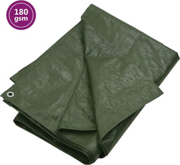vidaXL - Dekzeil - 180 - g/m² - 4x6 - m - HDPE - groen