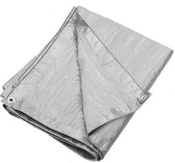vidaXL - Dekzeil - 180 - g/m² - 8x10 - m - HDPE - grijs