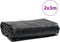 vidaXL - Dekzeil - 600 - g/m² - 2x3 - m - antracietkleurig