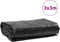 vidaXL - Dekzeil - 600 - g/m² - 3x3 - m - antracietkleurig