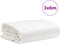 vidaXL - Dekzeil - 600 - g/m² - 3x6 - m - wit