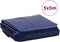 vidaXL - Dekzeil - 600 - g/m² - 5x5 - m - blauw