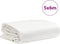 vidaXL - Dekzeil - 600 - g/m² - 5x6 - m - wit