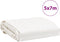 vidaXL - Dekzeil - 600 - g/m² - 5x7 - m - wit