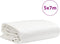 vidaXL - Dekzeil - 600 - g/m² - 5x7 - m - wit