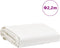 vidaXL - Dekzeil - 600 - g/m² - Ø - 2,2 - m - wit