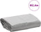 vidaXL - Dekzeil - 600 - g/m² - Ø - 2,4 - m - grijs