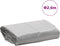 vidaXL - Dekzeil - 600 - g/m² - Ø - 2,6 - m - grijs