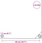 vidaXL - Dekzeil - 650 - g/m² - 1,5x10 - m - blauw