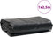vidaXL - Dekzeil - 650 - g/m² - 1x2,5 - m - zwart