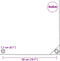 vidaXL - Dekzeil - 650 - g/m² - 4x6 - m - wit