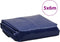 vidaXL - Dekzeil - 650 - g/m² - 5x6 - m - blauw