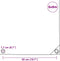 vidaXL - Dekzeil - 650 - g/m² - 6x8 - m - grijs