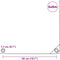 vidaXL - Dekzeil - 650 - g/m² - 6x8 - m - wit