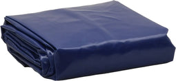 vidaXL - Dekzeil - 650 - g/m² - Ø - 2,4 - m - blauw