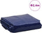 vidaXL - Dekzeil - 650 - g/m² - Ø - 2,4 - m - blauw