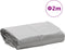 vidaXL - Dekzeil - 650 - g/m² - Ø - 2 - m - grijs