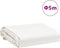 vidaXL - Dekzeil - 650 - g/m² - Ø - 5 - m - wit