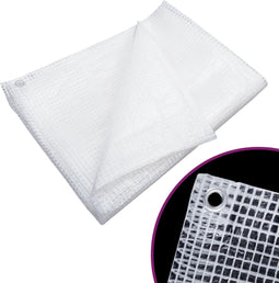 vidaXL - Dekzeil - leno - 140 - g/m² - 3x6 - m - wit