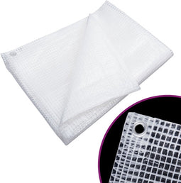 vidaXL - Dekzeil - leno - 140 - g/m² - 8x10 - m - wit