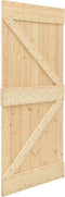 vidaXL - Deur - 100x210 - cm - massief - grenenhout