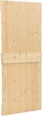 vidaXL - Deur - 100x210 - cm - massief - grenenhout