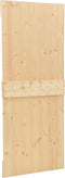 vidaXL - Deur - 80x210 - cm - massief - grenenhout