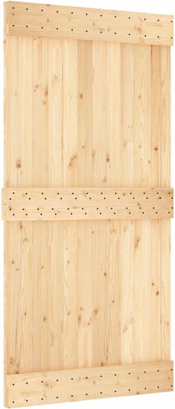 vidaXL - Deur - NARVIK - 100x210 - cm - massief - grenenhout