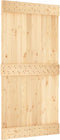 vidaXL - Deur - NARVIK - 100x210 - cm - massief - grenenhout