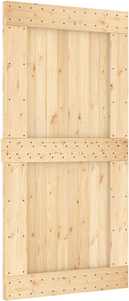vidaXL - Deur - NARVIK - 100x210 - cm - massief - grenenhout