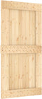 vidaXL - Deur - NARVIK - 100x210 - cm - massief - grenenhout