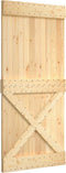 vidaXL - Deur - NARVIK - 100x210 - cm - massief - grenenhout